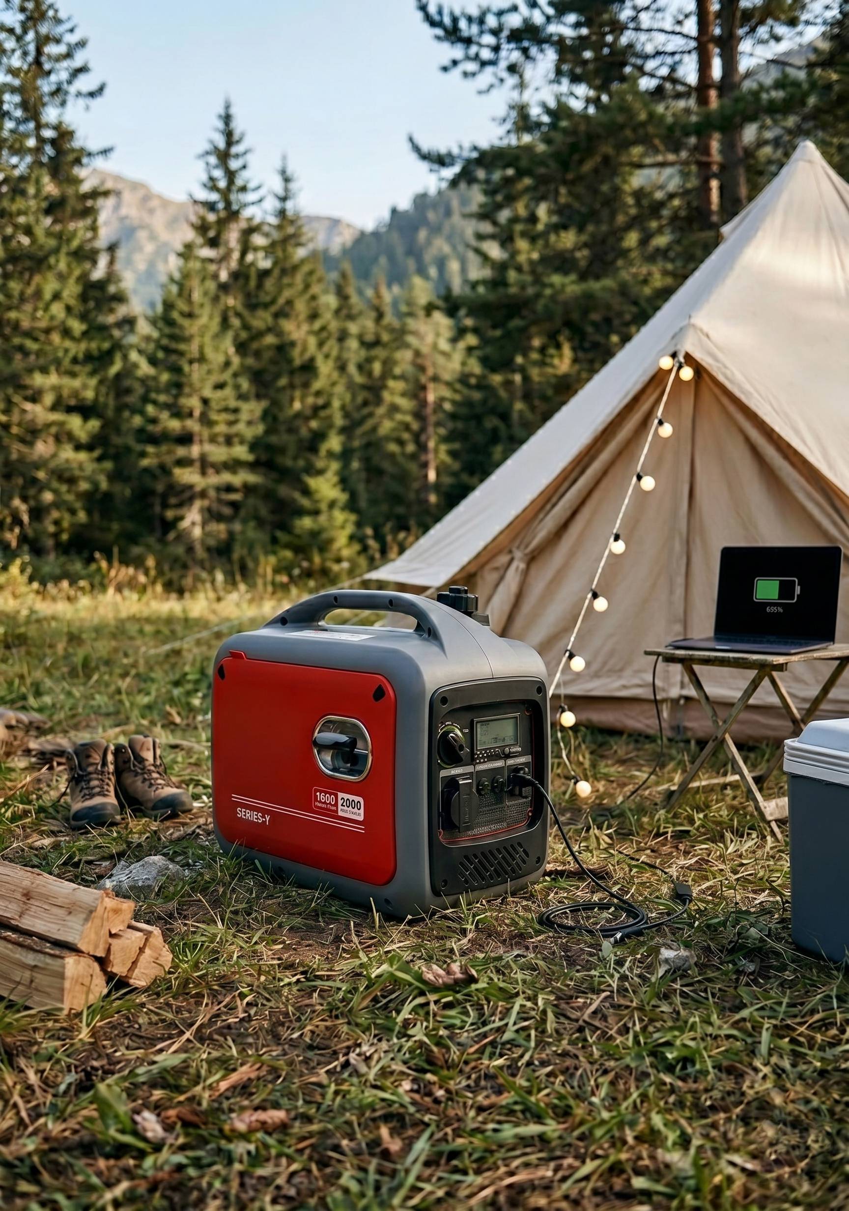 Silent inverter generator
