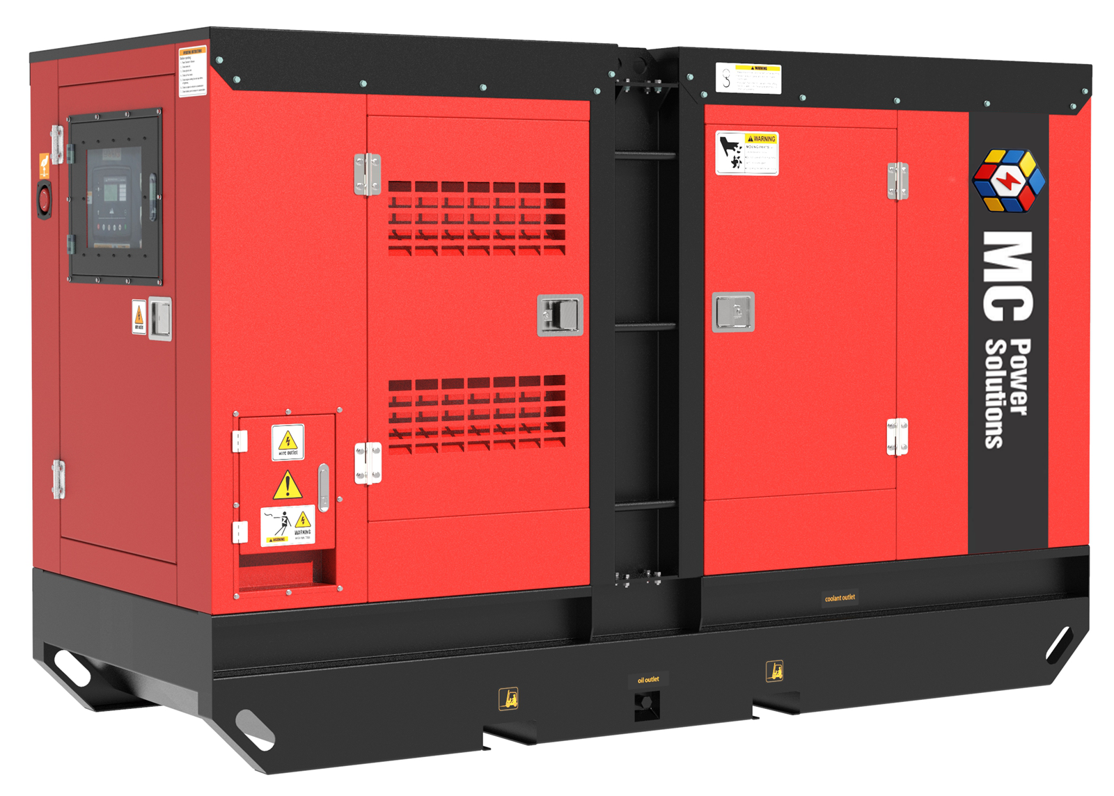 High-power diesel generator